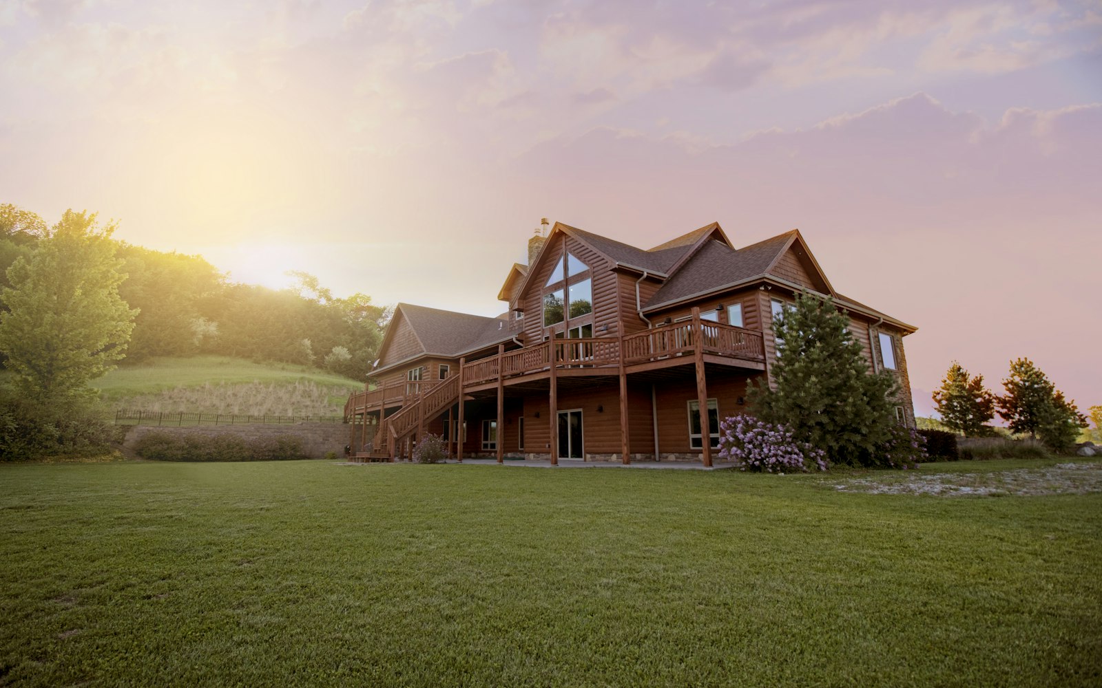 Elegant period home exterior with manicured garden in Somerset